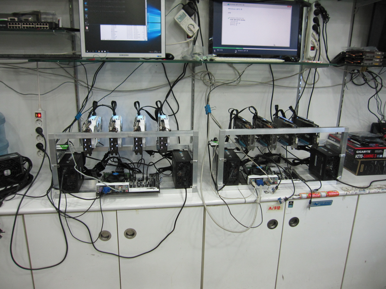 에브가 1080ti도,HOF도 채굴장으로 끌려 갔습니다. ㅠ.ㅠ - 짤방 - #메이저시스템